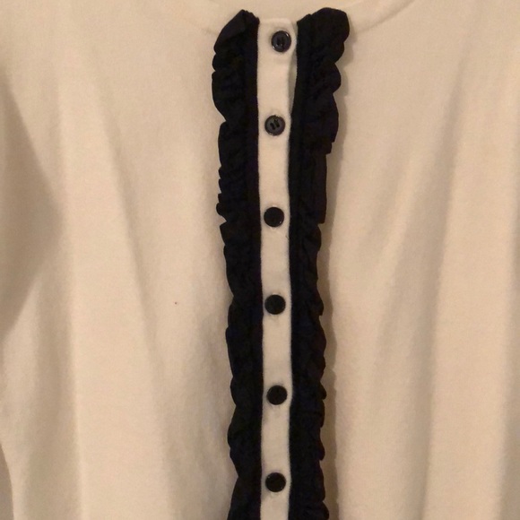 The Limited cream with black ruffles tuxedo style - Picture 2 of 15